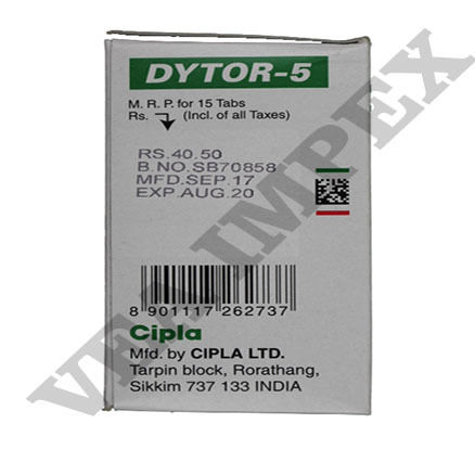 Dytor 5mg Tablets