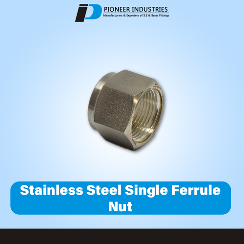 Stainless Steel Single Ferrule Nut