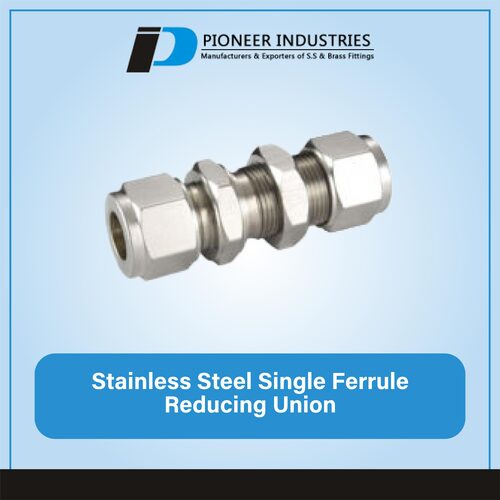 Stainless Steel Single Ferrule Reducing Union