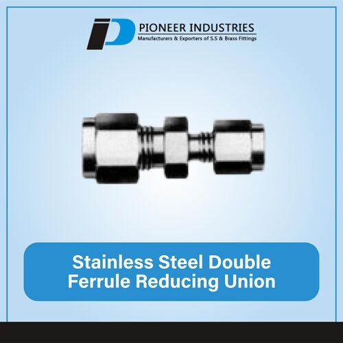 Stainless Steel Double Ferrule Reducing Union