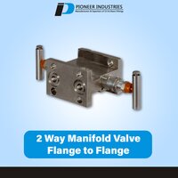 T Type Flange to Flange (T Type) 2 Way Manifolds Valves