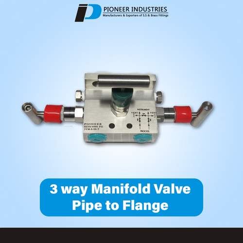 H Type Pipe To Flange 3 Way Manifolds Valves