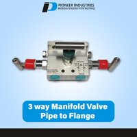 H Type Pipe To Flange 3 Way Manifolds Valves