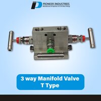T Type Flange to Flange 3 Way Manifolds Valves