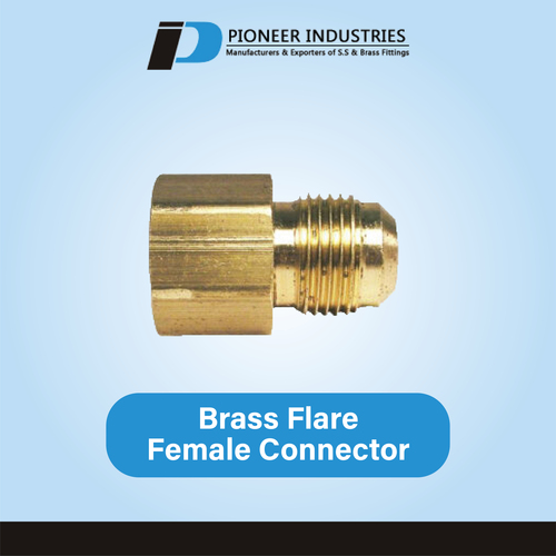 Brass Flare Female Connector