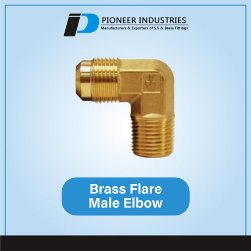 Brass Flare Male Elbow