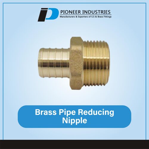 Brass Pipe Reducing Nipple By PIONEER INDUSTRIES