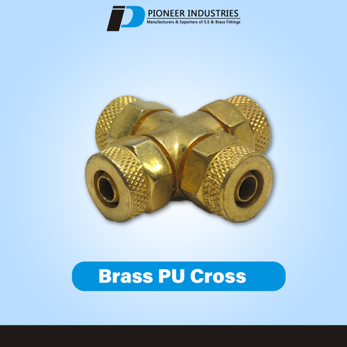 Brass Pu Cross By PIONEER INDUSTRIES