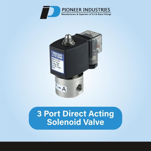 3 Port Direct Acting Solenoid Valve