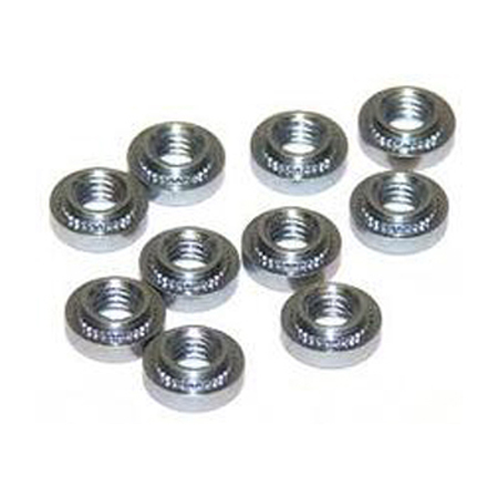 Stainless Steel Clinch Nuts  Ms Zinc Plated