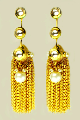Diamond Pearl Earring Gender: Women