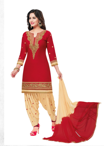 Salwar Suit Materials Decoration Material: Cloths