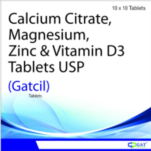 Calcium Citrate Magnesium Zinc Vitamin D3 Tablets USP