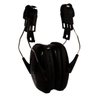Black And Green Helmet Ear Muffs