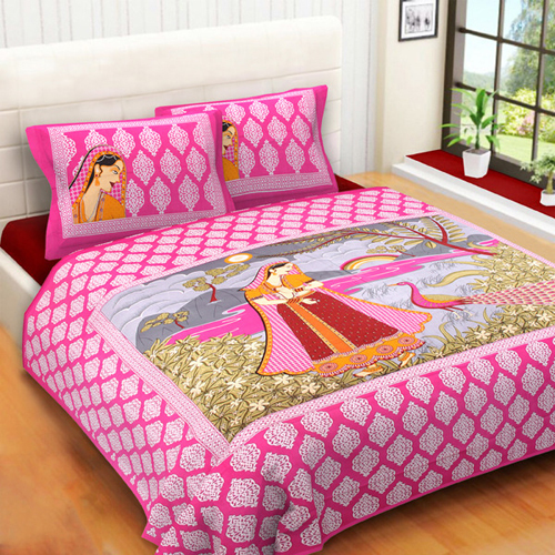 Pink Bed Sheet