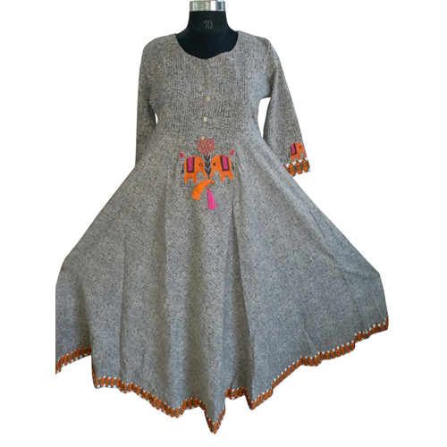 Grey Long Kurti
