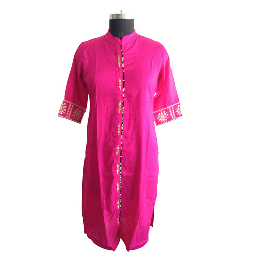 Pink Long Kurti