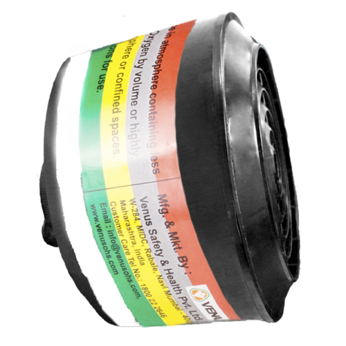 Venus V-776 (V-7700) Gas Mask Canister for Full Face Mask V-667 ISI Approved