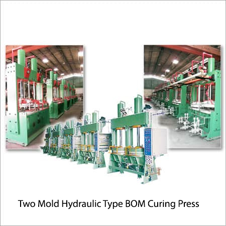 Two Mold Hydraulic Type B-O-M Curing Press