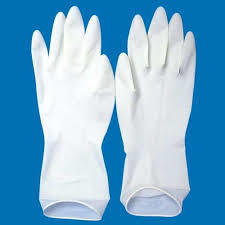 White Sterile Surgical Gloves