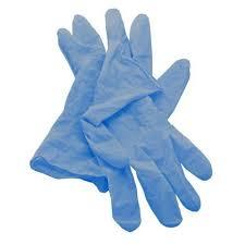 Blue Disposable Examination Gloves