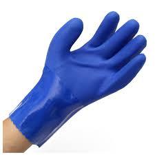 Blue Acid Resistant Gloves