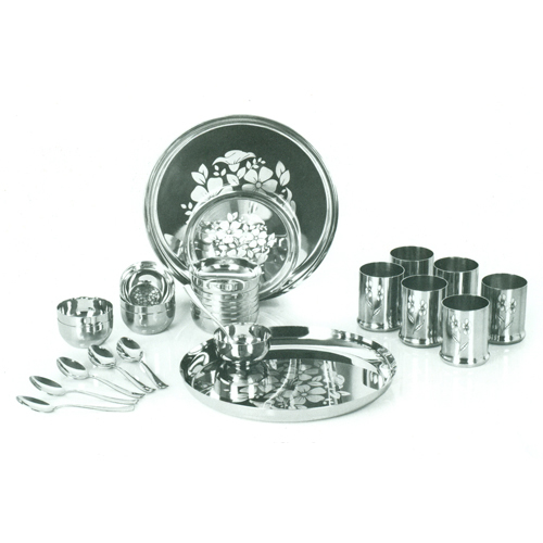24-36 pcs Lazer Touch Rajwadi Dinner Set