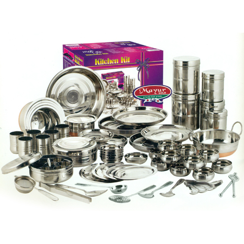 63-81 pcs Kitchen Kit Rainbow Touch (With Carry Bag)