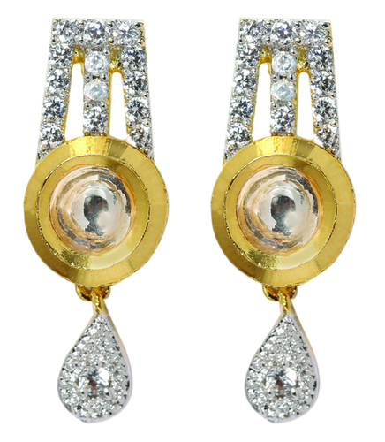 Kundan Dot Earring Gender: Women
