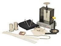 Electrostatics Kit - Stainless Steel , White and Black | Comprehensive Laboratory Apparatus for Investigating Electrostatic Forces