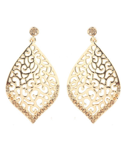 Golden Plated Pearl Earrings - 1 Inch Size | Statement-Making Jewelry for Engagement, Anniversary, and Wedding