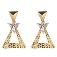 Gold Glass Earring Gender: Women