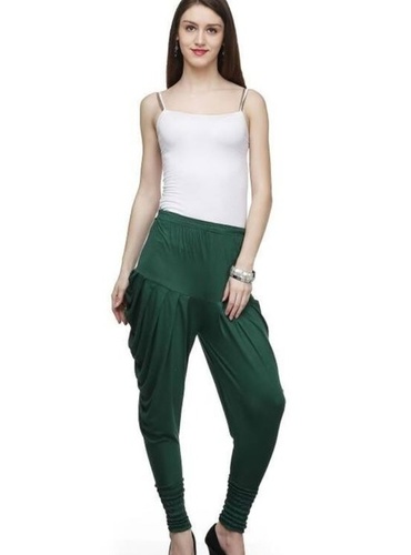 20180913 - Soft Fabric Dhoti, Slim Fit, Ankle Length, Green | Comfortable, Stylish, Stretchable, Versatile, Durable, Elegant, Trendy