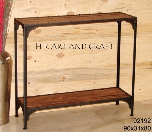 CONSOLE TABLE WITH SHELF CONSOLE TABLE WITH SHELF