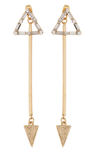 Gold Long Earring Gender: Women