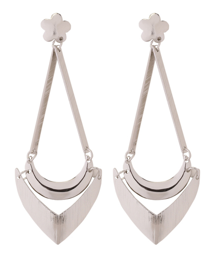 Silver Long Earring Gender: Women