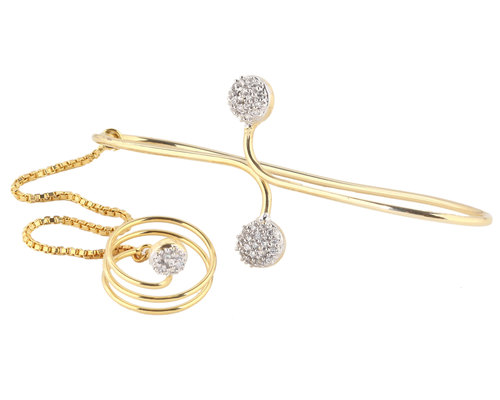 Shining Diamond Hand Harness Very Good