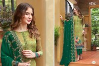 Unstitched Embroidered Silk Suits