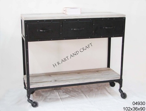 CONSOLE TABLE WITH THREE DRAWER CONSOLE TABLE WITH THREE DRAWER