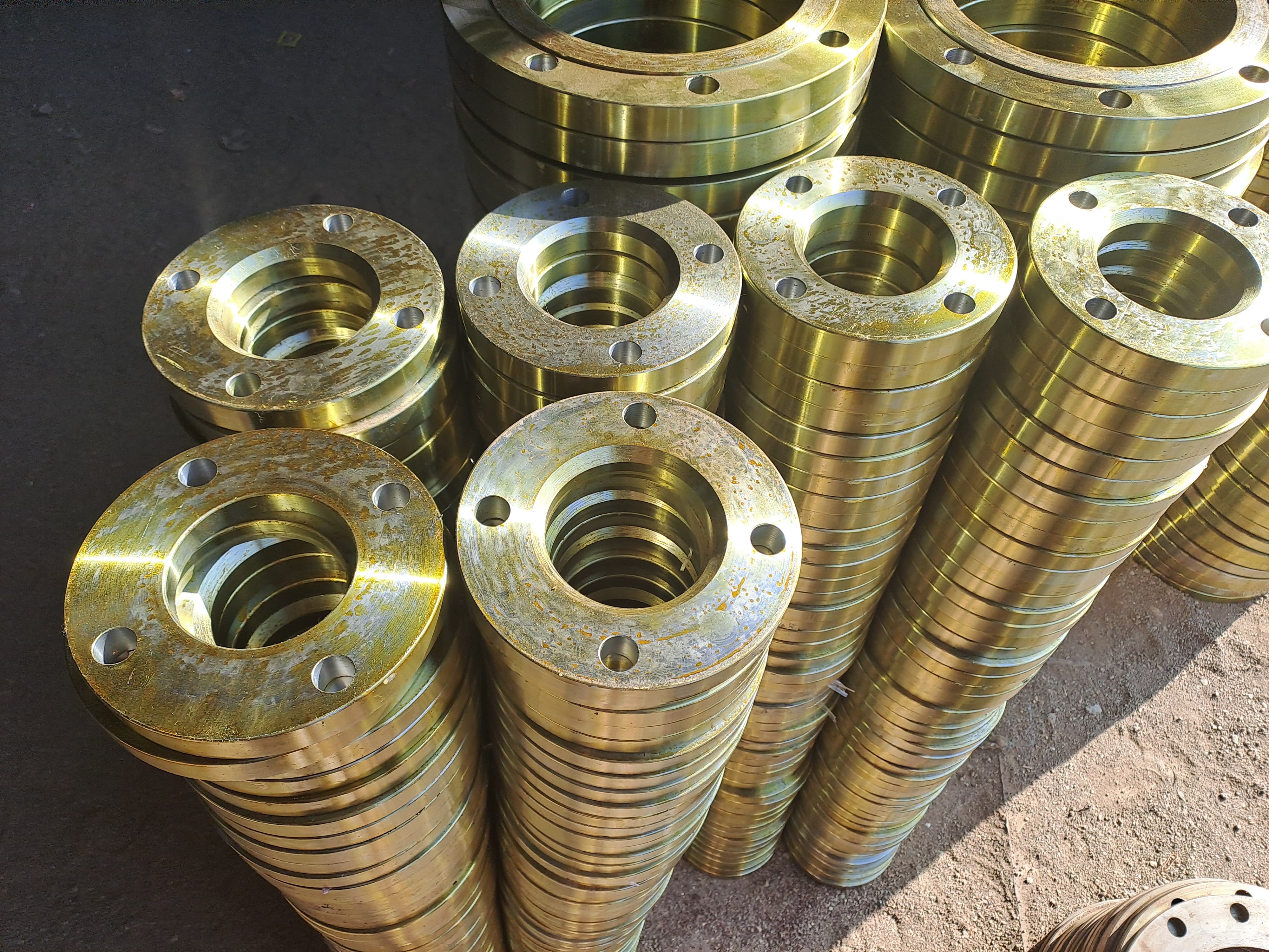 Ansi Flanges - Color: Gold Yellow