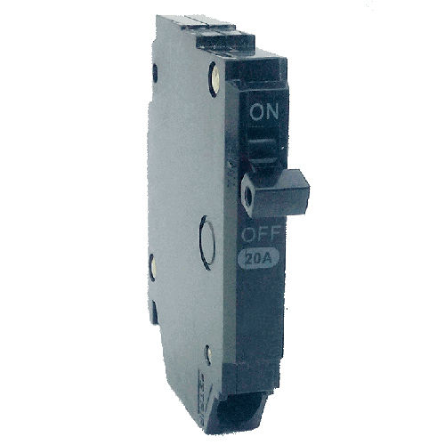 Black Single Pole 20Amp 30 Amp Acb Mcb Circuit Breaker