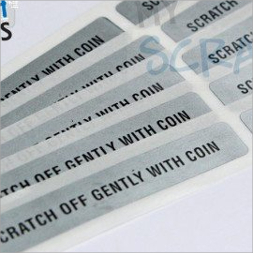 Scratch Sticker Label
