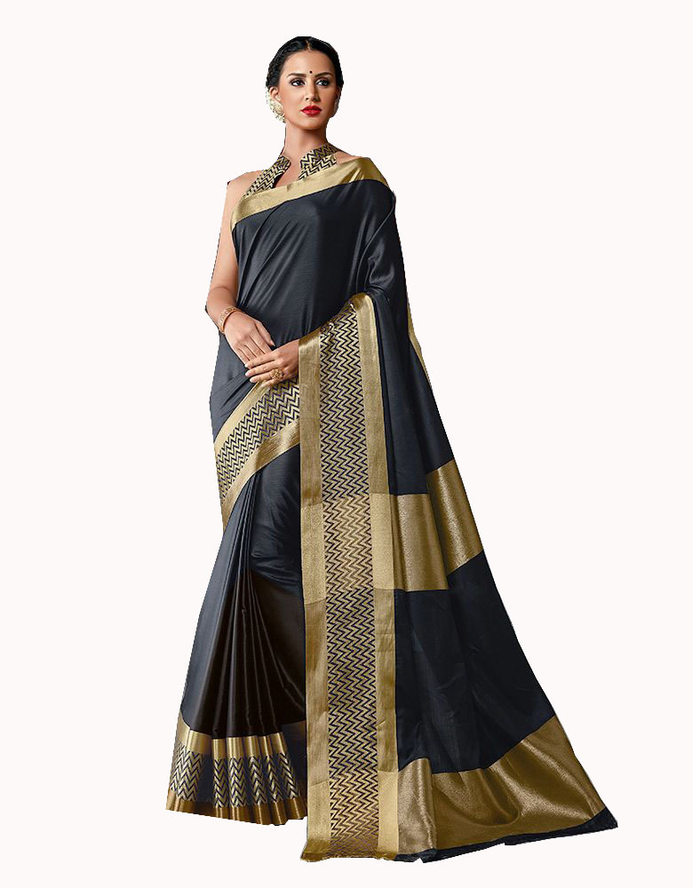 Fancy Design Cotton Silk Saree