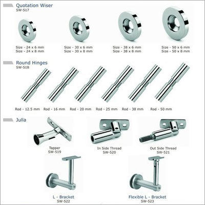 Sliver Ss Handrail Bracket