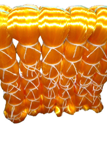 Orange Monofilament Yarn