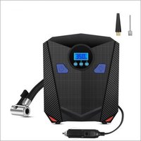 Air Compressor Pump - Plastic & Steel Material, Compact Configuration | Backlit Digital Screen, Accurate Pressure Setting, User Friendly Design