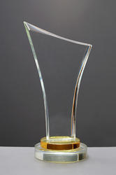 Gold Crystal Trophy