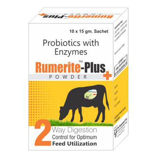 Rumerite Plus Powder Probiotics Enzymes Ingredients: Animal Extract