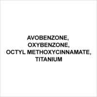 Avobenzone, Oxybenzone,Octyl Methoxycinnamate, Titanium