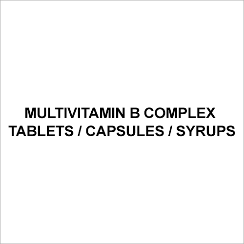 Multivitamin B Complex Tablets General Drugs